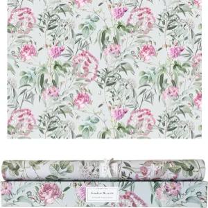 서랍장용 향기로운 종이 라이너용 서랍 캐비닛 선반 린넨 옷장 및 주방용 비접착성 가든 리버리