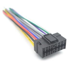 소니호환용 자동차 스테레오 라디오 수 플러그 하네스  16 핀 JVC 오디오 플레이어 어댑터  와이어링 커넥