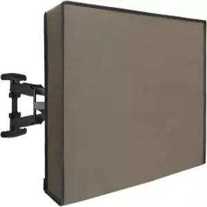 40-42인치 TV용 간편한 방수 야외 커버 하단 두꺼운 천 방진 및 방풍 리모컨 포켓 낙타 포함