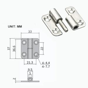 탈착식 힌지 슬립 조인트 플래그 리프트 오프 도어 스테인리스 스틸 중량급 스윙