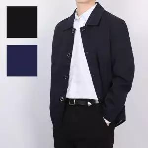 [하프클럽/모로엠]남성 트렌치 하프코트 간절기 점퍼 ON-JUA-QWFN0XI1