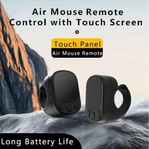 터치패드가 있는 리모컨 링 블루투스 5.4 스크롤링 무선 페이지 터너 카메라 휴대폰 태블릿용