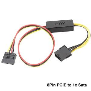 Angitu 어댑터 8핀 GPU-Sata/Molex 하드 드라이브 케이블 12V-5V PCIE-1x2x3x4xSATA IDE 4PIN