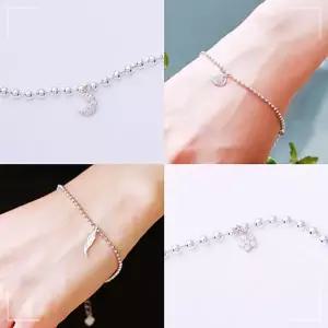 깃털 펜던트 볼 체인 실버 은 팔찌 RW02E95313