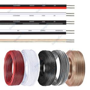 5-100M 2Pin LED 케이블 PVC 주석 도금 구리 12V 연장 와이어 스트립 스피커 전자 배터리 용 전기 연결