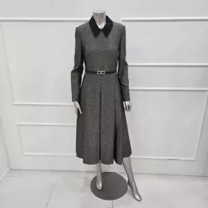 [미니멈]MYDAWO0220MX 카라 플리츠 원피스