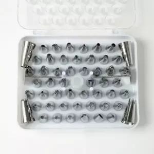 [하프클럽/브이와이]데코레이션베이킹깍지52종꽃받침모양파이핑팁