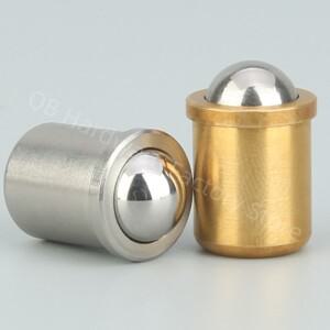 맞춤형 프레스핏 플런저  스테인리스 스틸  황동 스프링 볼 로케이팅/포지셔닝 기능 포함