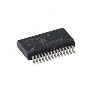 STRX 5PCS MCP23S17T-E/SS 플라스틱 보호 슬리브-28 16Bit SPI I/O 검정색 쉘