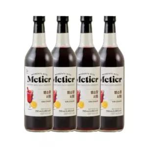 메티에 뱅쇼향 시럽 750ml x 4개