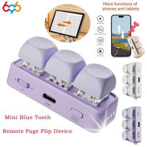 범용 키보드 미니 페이지 터너 짧은 동영상 슬라이드 PPT PDF 넘김 음악 전환 사진 촬영 블루투스 리모컨