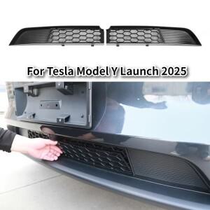 테슬라 모델 Y 주니퍼 2025 프론트 범퍼 그릴 메쉬 에어 인렛 벤트 커버 가드 보호대 방충 액세서리