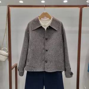 [무자크]헤링본 카라 핸드메이드울자켓 MQ1WJK04_GN