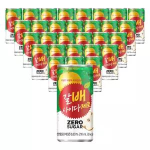 해태 갈아만든 배 사이다 제로 210ml 30입