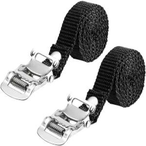 운동 사이클 조절식 미끄럼 방지 알루미늄 합금 발판 안정기 실내 자전거용 토드모이 유니버설 페달 스트랩