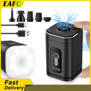 휴대용 공기 펌프 캠핑 매트리스 무선 팽창기 충전식 에어 쿠션 하이킹 팽창기/수축기