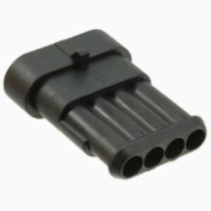 282106-1 (100개) 보루이웨이 쉘 4P 6mm 남성 단자 커넥터