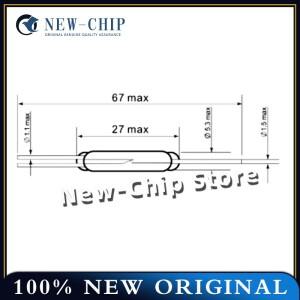 2PCS-50PCS/LOT MKC27103 5.6*27mm 3 핀 변환 리드 스위치는 일반적으로 열림 및 닫힘 튜브 새로운 원본