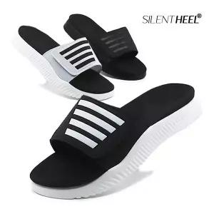 국산 발편한 남성 여성 이중쿠션 발등 찍찍이 스트랩 슬리퍼 남자 여자 빅사이즈 회사 사무실 학교 교사 선