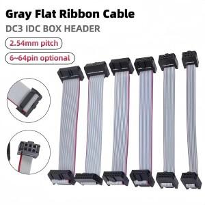 1pcs 2.54mm 피치 JTAG ISP 리본 데이터 케이블 DC3 박스 헤더용 FC-6/8/10/12/14/16/18/20/24/26/30/34/40