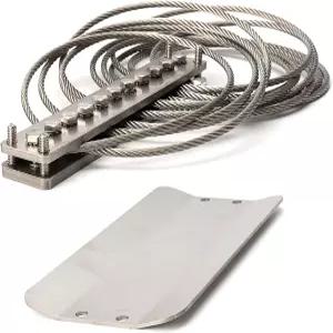 방지를 위한 FOMIUZY 유니버설 촉매 변환기 보호 고양이 클램프 실드 스테인리스 스틸 플레이트 스트랩