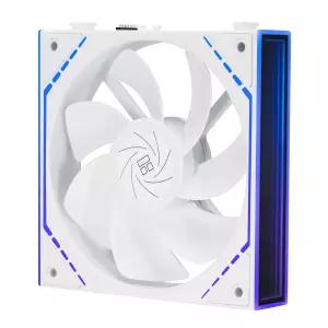 써멀라이트 TL-M12QRW 120mm 리버스 블레이드 PC 케이스 팬 PWM ARGB 1500RPM 공기 흐름 데이지 체인