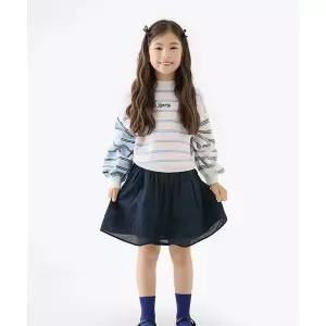 매장정품 TOMMY HILFIGER 타미힐피거 KIDS 테이프 자수 스커트 T42F6TSC100GT1C1G 1273319