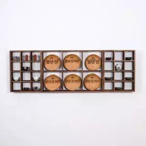 머그컵 진열장 원목 컵보드 찻잔 장식장 다기 그릇장 미니 수납장 티컵 선반