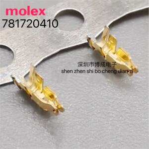 50개 단위 MOLEX 커넥터 28-30AWG 접점 금 세팅 781720410 신규 및 100%
