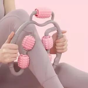 5구롤링 회전 지압볼 전신마사지 셀프마사지릴_24813234