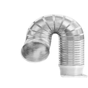 알루미늄 호스 덕트 자바라 120mm 연통 1.5m 주름관 직경 파이프 후드