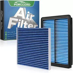 현대 쏘나타 2015 2016 2017 2018 2.4L 하이브리드 제외 활성탄 캐빈 필터 교체용 에어 CF12151 CA11942