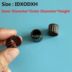 10PCS K  나일론 케이지 플라스틱 해골 니들 롤러 베어링 내경 2/4/6/7/10/12/15/17 2.5 8 12 MM K4x7x7TN