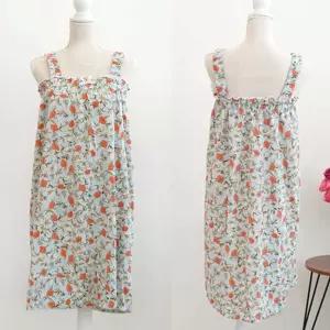 후 호텔 탑 집에서 잠옷 입는옷 원피스 용로브 예쁜 여성 [mB0ED25]