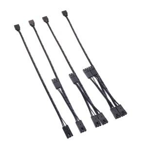 Corsair RGB표준 ARGB 4 핀 5V 어댑터 케이블 30cm 익스텐션 코드 HD LL120 140 QL 1x2x3x4x 연장