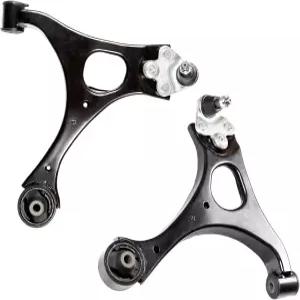 알라디체 2pcs 프론트 서스펜션 키트 로어 컨트롤 암 및 볼 조인트 핏 2006-2011 혼다 시빅 ACURA CSX