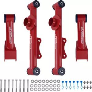 튜닝월드 1979-2004 포드 머스탱용 후방 상부 하부 튜브형 컨트롤 암 키트(하드웨어 포함)