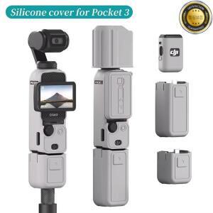 포켓 3 실리콘 커버 마카롱 컬러 보호 케이스 렌즈 DJI OSMO Pocket 범퍼 용 스크래치 방지 슬리브 스킨