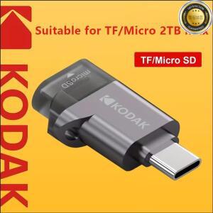 코닥 카드 리더 USB C 플래시 TF 메모리 장치 최대 2TB 용량 지원 노트북 액세서리용 스마트