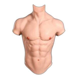 근육 슈트 실리콘 의상 훈련 머슬 변장 코스튬 민소매