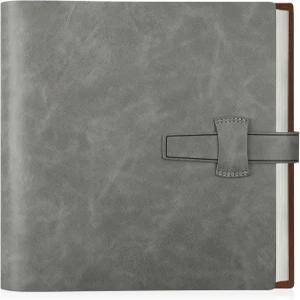 아트매그 사진 앨범 4x6 200장 두꺼운 가죽 커버 30개의 PCS 크래프트 필기 용지 포함 가족 결혼 기념일을