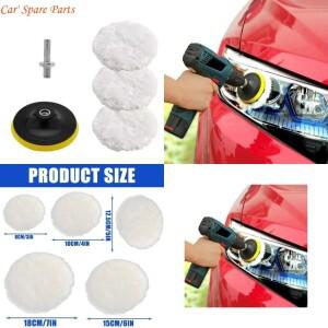 5개의 고효율 연마 패드의 Y4UA 팩 자동차 및 바이크 오토바이 양모 업그레이드