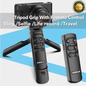Sony ZV-E10 A6700 A7IV 용 스톱 비디오 블로깅 카메라 리모콘이있는 AODELAN 무선 슈팅 그립 삼각대