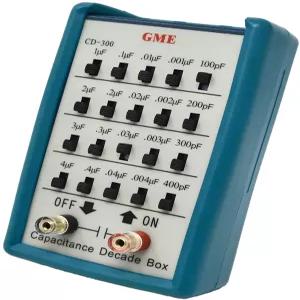 GME CD-300 정전 용량 대체 10년 상자 50년 범위 100pF ~ 11.111 μF 미국에서 설계됨