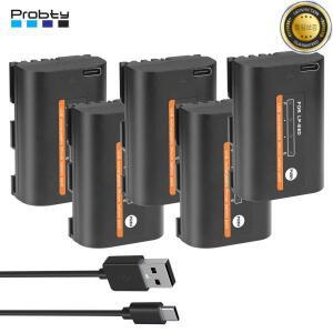 LP-E6 배터리 캐논 5D Mark II 7D 60D EOS R 카메라용 C 타입 입력