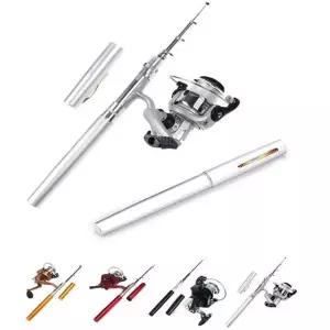 낚시줄 풀세트 미니 낚시 릴 스피닝릴 펜 낚싯대