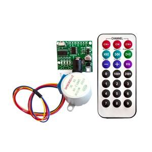5V 4상 28BYJ48 DC 기어 스텝 스테퍼 모터 + ULN2003 드라이버 보드 IR 적외선 원격 제어 PIC MCU DIY
