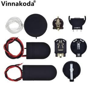 CR2032 버튼 배터리 박스(스위치 포함) 케이블 설치 1개 3V