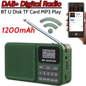 DAB+ 디지털 라디오 블루투스는 U 디스크 TF 카드를 지원합니다. MP3 재생 무선 스피커 LCD 디스플레이 태