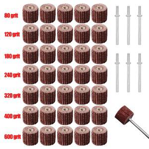 액세서리 23PCS 플랩 샌더 도구 10MM 로타리 드릴 그라인더 샌딩 플래퍼 다이